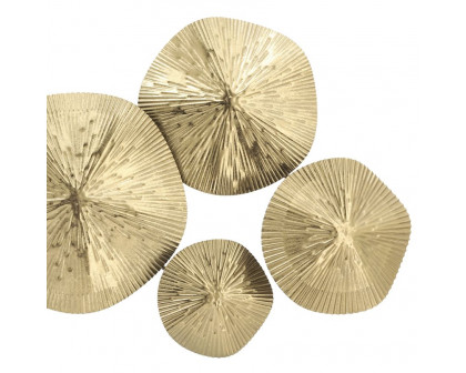 Sagebrook - Metal Lily Pads in Gold