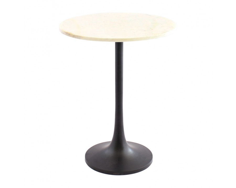 Sagebrook Accent Table Marble Top - Black/White