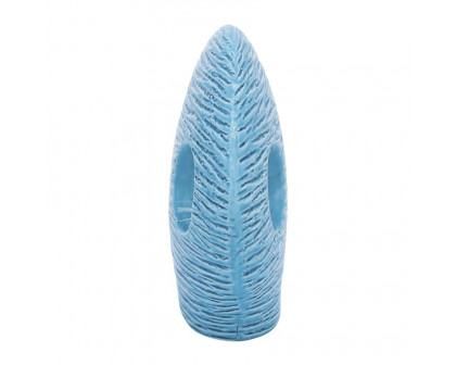 Sagebrook 14" Ceramic Textured Fish - Blue