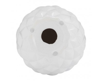 Sagebrook - 13" Ceramic Pineapple Decor in White