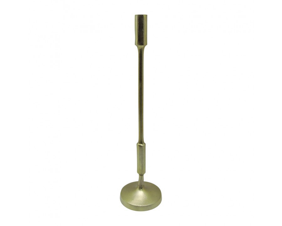 Sagebrook 20" Metal Taper Candle Holder - Champagne