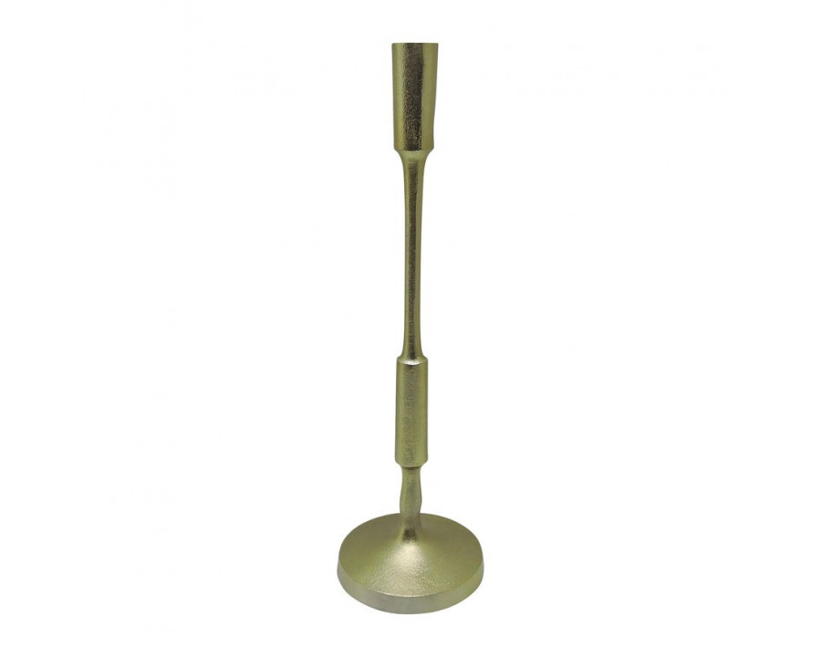 Sagebrook 16" Metal Taper Candle Holder - Champagne