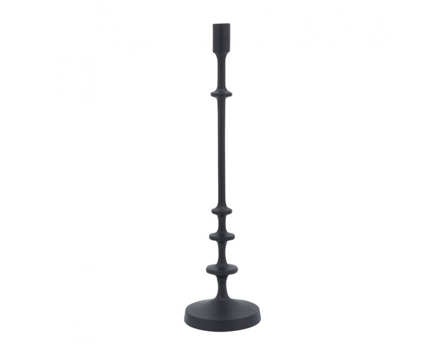 Sagebrook 20" Metal Taper Candle Holder - Black