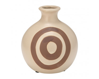 Sagebrook - 7" Ceramic Abstract Vase