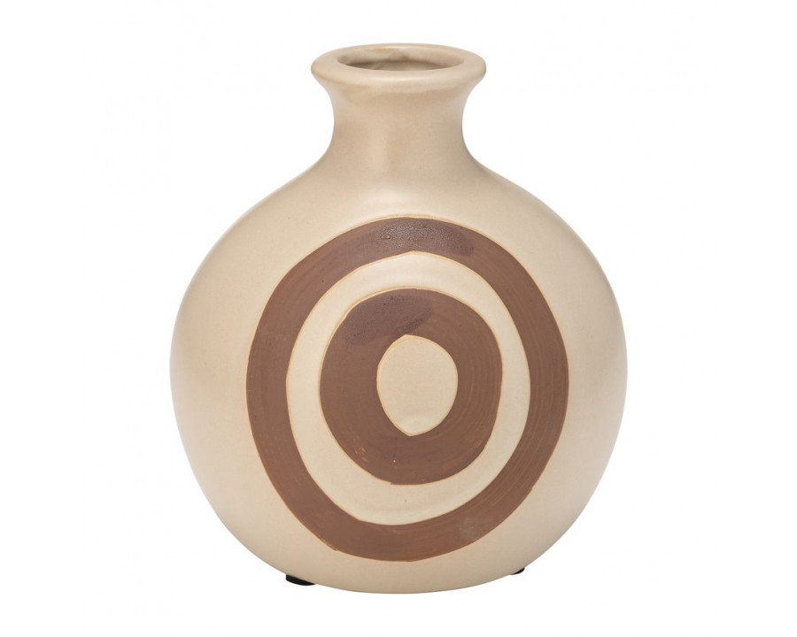 Sagebrook 7" Ceramic Abstract Vase