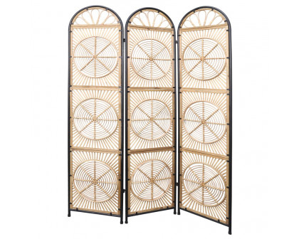 Sagebrook Rattan Screen Divider