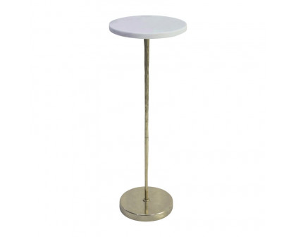 Sagebrook - 22" Drink Table Marble Top