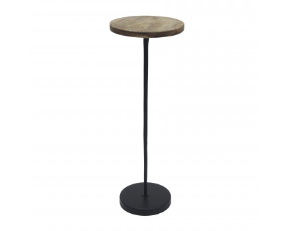 Sagebrook - 23" Metal/Wood Drink Table