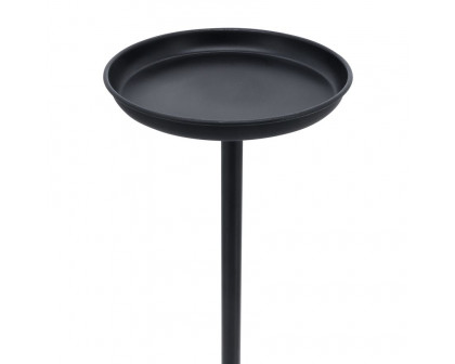 Sagebrook Metal Drink Table - Black