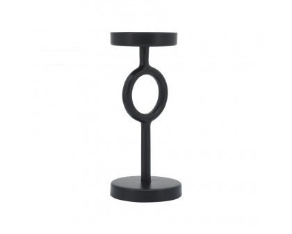 Sagebrook 13" Metal Ring Candle Holder