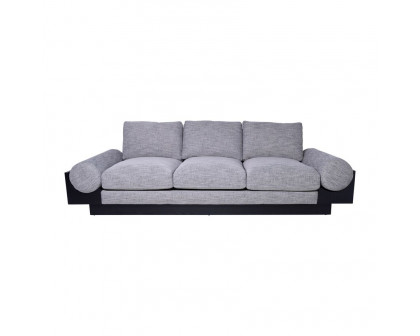 Sagebrook - 3-Seater Bolster Sofa With Wood Base