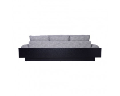 Sagebrook - 3-Seater Bolster Sofa With Wood Base