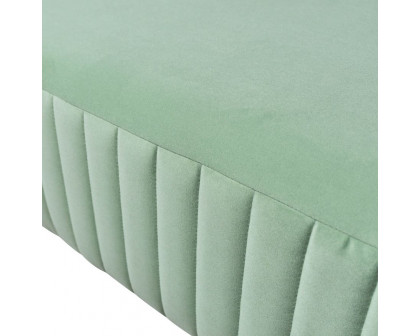 Sagebrook Square Ottoman - Green