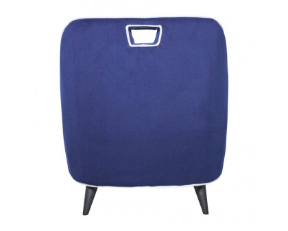 Sagebrook Two-toned Accent Chair - Dark Blue