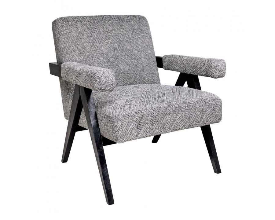 Sagebrook Wood Scandinavian Accent Chair - Gray