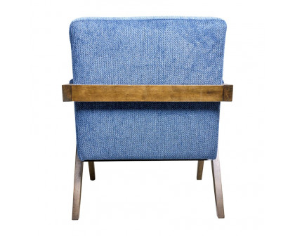 Sagebrook Wood Scandinavian Accent Chair - Navy Blue