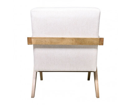 Sagebrook Wood Scandinavian Accent Chair - Ivory