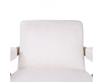 Sagebrook Wood Scandinavian Accent Chair - Ivory