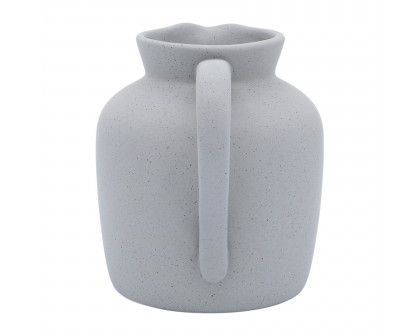 Sagebrook 5" Ceramic Pitcher Vase - Gray