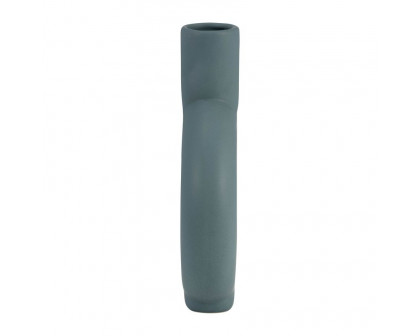 Sagebrook 9" Ceramic Round Cut-out Vase - Deep Teal