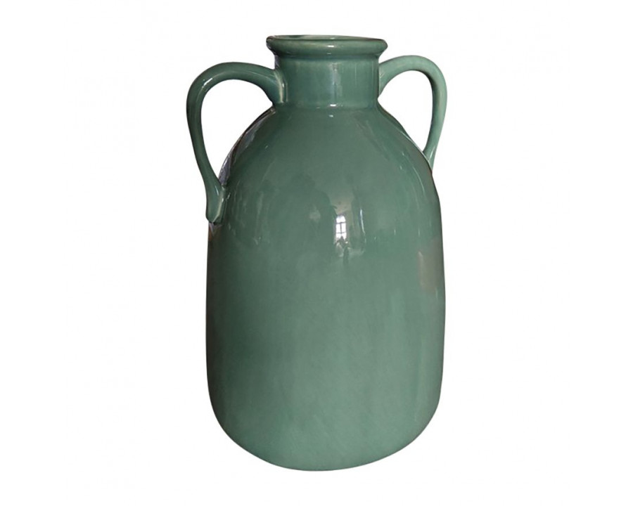 Sagebrook 10" Ceramic Eared Vase