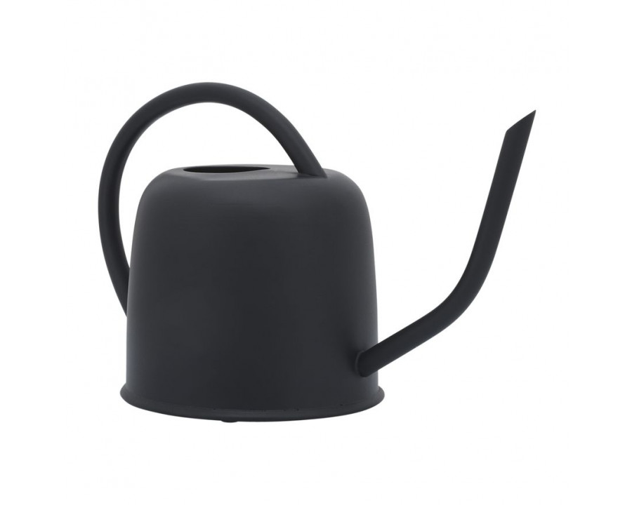 Sagebrook 7" Metal Watering Can - Black