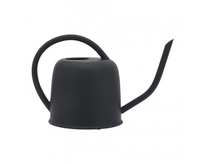 Sagebrook 7" Metal Watering Can - Black