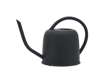 Sagebrook 7" Metal Watering Can - Black