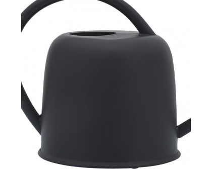 Sagebrook 7" Metal Watering Can - Black