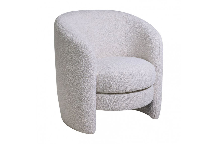 Sagebrook™ Barrel Arm Chair - Ivory