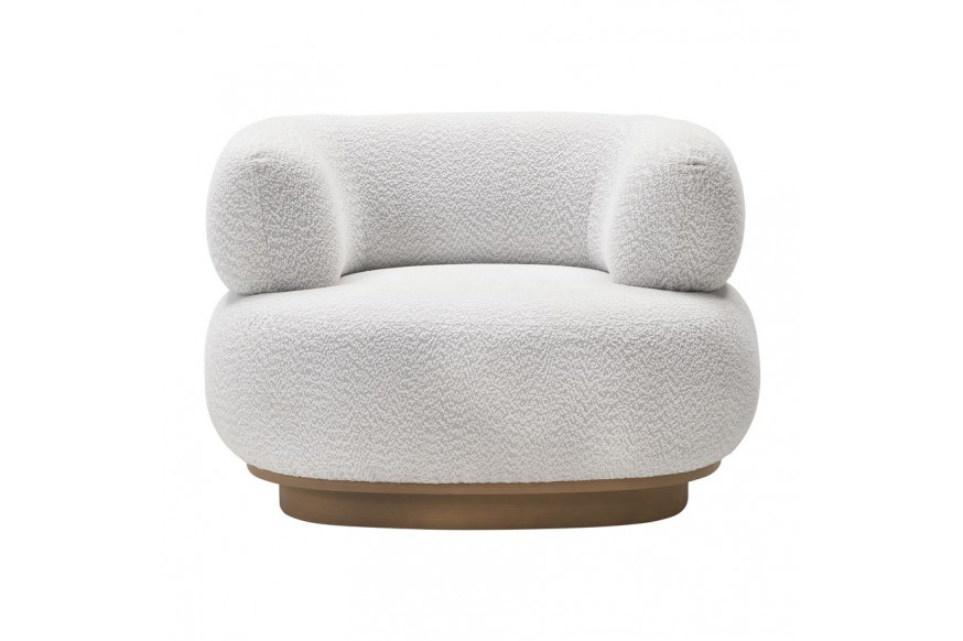 Sagebrook™ Modern Round-Back Chair - Ivory