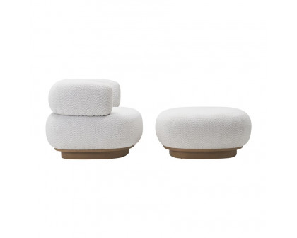 Sagebrook™ Modern Round-Back Chair - Ivory