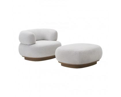 Sagebrook™ Modern Round-Back Chair - Ivory