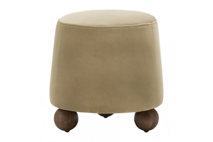 Sagebrook™ 3-Legged Round Ottoman - Tan