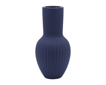 Sagebrook 11" Ceramic Bouquet Vase - Navy