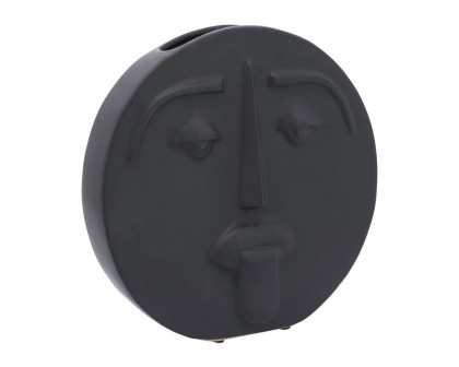 Sagebrook 10" Ceramic Sad Face Vase