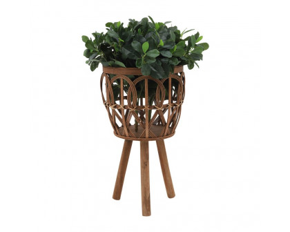 Sagebrook™ 11"/13"/15" Bamboo Planters (Set Of 3) - Brown