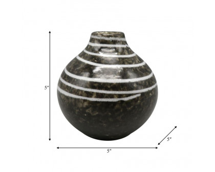 Sagebrook 5" Ceramic Primeval Vase