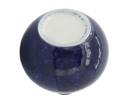 Sagebrook 5" Ceramic Primeval Vase - Blue