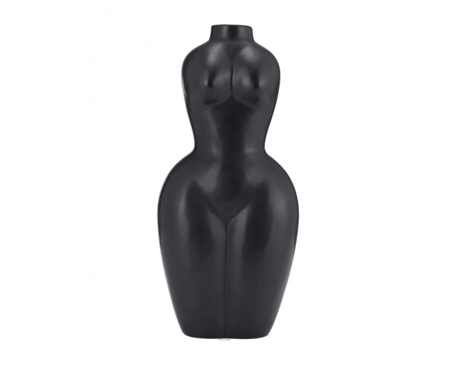 Sagebrook 12" Dol Torso Vase - Black