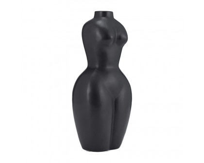 Sagebrook 12" Dol Torso Vase - Black