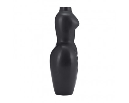 Sagebrook 12" Dol Torso Vase - Black