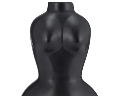 Sagebrook 12" Dol Torso Vase - Black