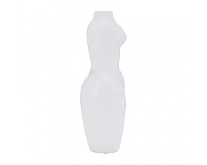 Sagebrook 12" Dol Torso Vase - White