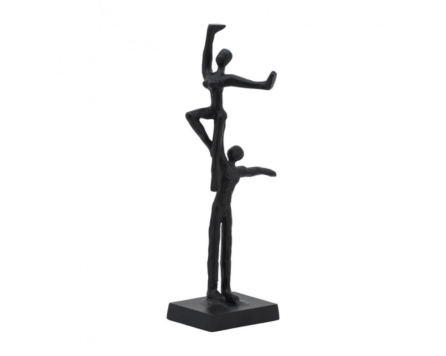 Sagebrook - 14" Metal Dancing Couple in Black