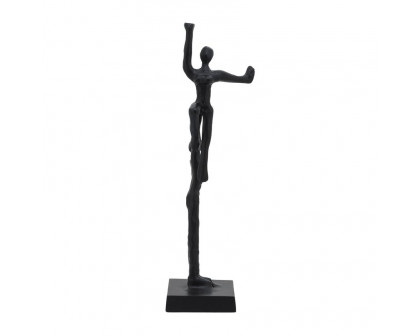 Sagebrook - 14" Metal Dancing Couple in Black