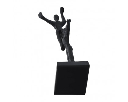 Sagebrook - 14" Metal Dancing Couple in Black