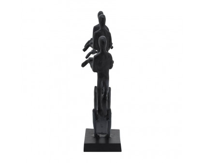 Sagebrook - 15" Metal 4 Men Balancing Act in Black