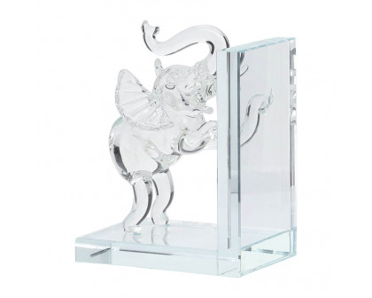 Sagebrook 5" Crystal Elephant Bookends (Set Of 2)