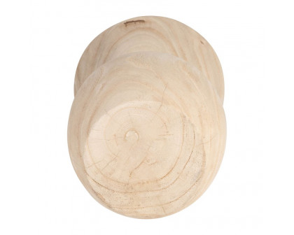 Sagebrook - 10" Wood Vase in Natural